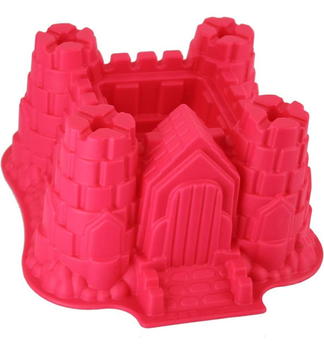 Molde 3d Castillo De Silicon Para Pasteles Y Gelatinas