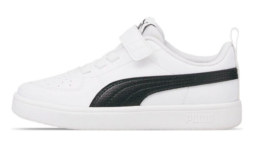 Tenis Puma Rickie Ac Infantiles En Blanco/negro 38583603