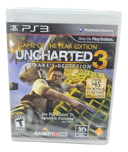 Uncharted 3 Drake´s Deception Goty Edition Ps3 Nuevo Fisico