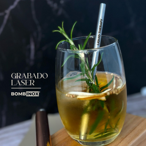 Sorbete Metálico Grabado Láser Personalizable 25 Uds.