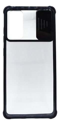 Carcasa Para Samsung S20 Fe Tapa Camaras Clear + Hidrogel Nombre Del Diseño Tapa Cámaras Color Transparente Borde Negro