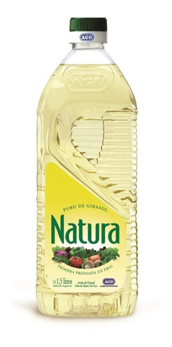 Aceite Natura 1.5 Ltrs  5 Botellas  Envio