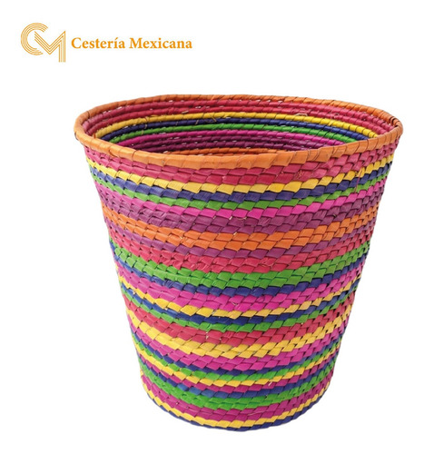 Imagen 1 de 2 de Bote De Palma Papelero/macetero Grande