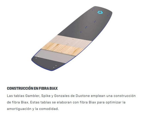 Imagen 6 de 10 de Tabla Kitesurf Duotone Gonzales 2021 + Par Straps Vario 2022