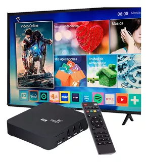 Convertidor A Smart Tv Convertir Android Tv Box Pro Hd 4k