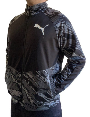 Puma Chaqueta Deportiva Contrast Jacket 2.0 Camo/black