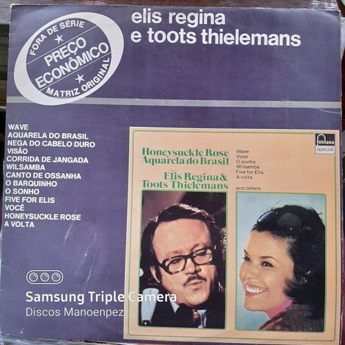 Vinilo Elis Regina E Toots Thielemans Exitos Br1