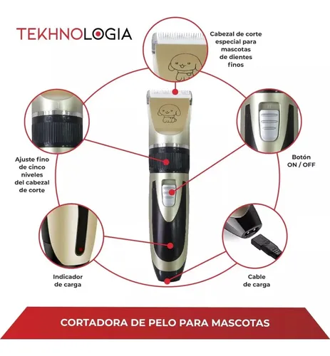 Kit Peluqueria Cortar Pelo Perros Gatos Mascotas Sheli 2253