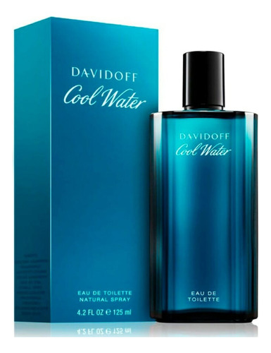 Perfume Davidoff Cool Water 125ml. Para Caballeros 