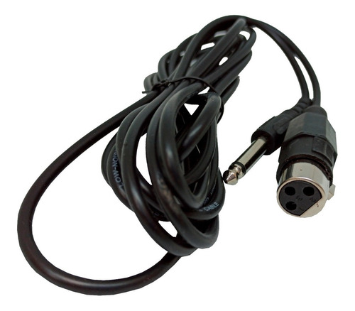 Imagen 3 de 5 de Microfono Dinam Unidireccional American Sound Tdm-208 Negro