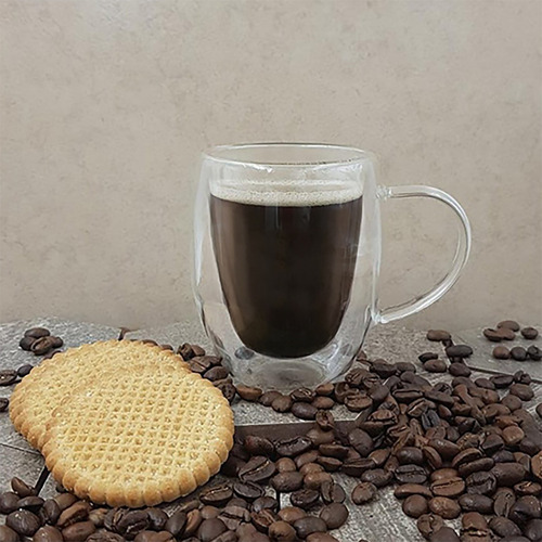 Imagen 4 de 10 de Taza De Vidrio De Doble Pared