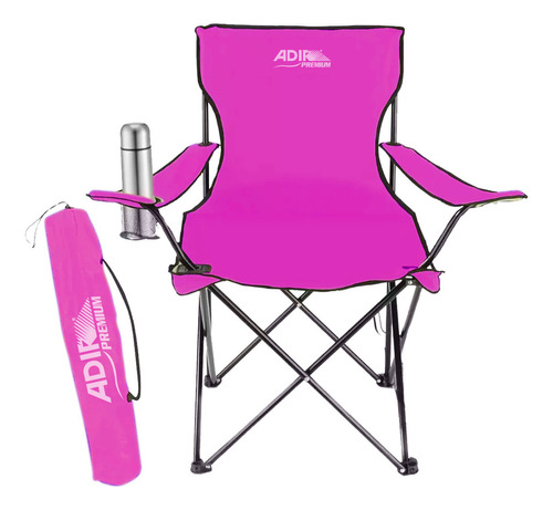 Silla Plegable Rosa Adir 10855 Acampar Playa Jardin