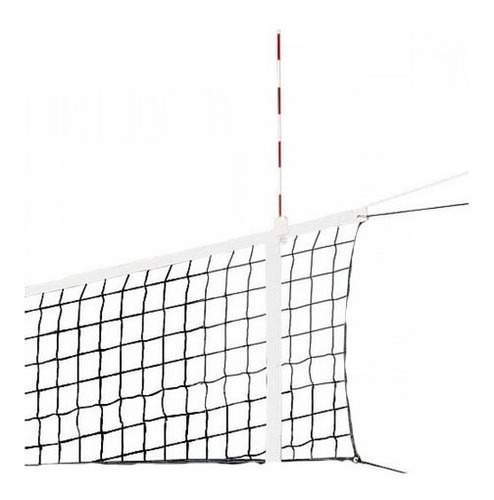 Red Voley 5mts Antenas Porta Varillas Juego Cancha P