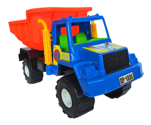 Imagen 1 de 5 de Camión Tolva Juguete Didactico Niños Azul