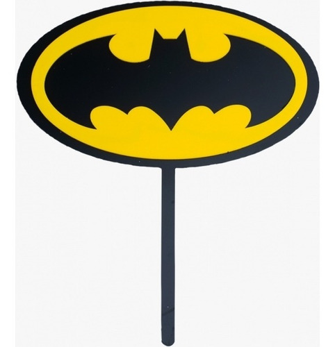 Topo De Bolo Decorativo Batman 20cm!