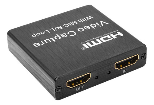 Tarjeta De Captura Hdmi Full Hd 1080p 60fps De Audio Y Vídeo