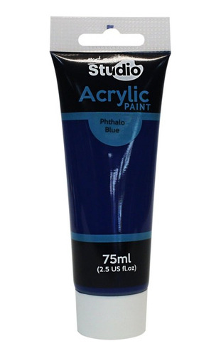 Mont Marte Estudio De Pintura Acrilica De 2.5 Fl Oz - Azul P