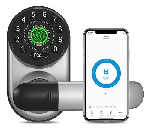 Ngteco Cerradura De Puerta De Entrada Sin Llave Inteligente