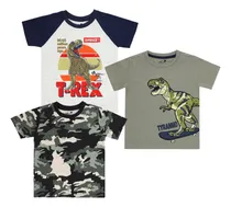 Comprar Playera Niños Y Bebes - Set De 3 Piezas - Ropa Para Niños
