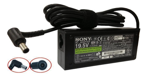 Cargador Sony 19.5v 3.9a  75w 6.5x4.4 Mm