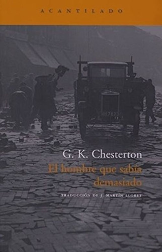 El Hombre Que Sabía Demasiado G.k. Chesterton Acantilado 