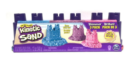 Arena Moldeable Kinetic Sand- 3 Pack