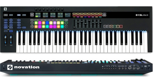 Controlador Midi Novation 61sl Mkiii Negro 61 Teclas P