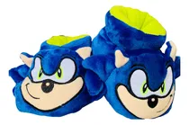 Comprar Babuchas Térmicas Pantuflas Tela Peluche Sonic Niño  