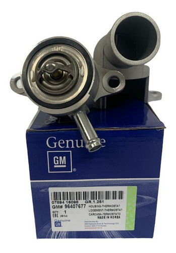 Imagen 1 de 1 de Termostato Aluminio Completo Aveo 1.6 2004 2013 Original Gm