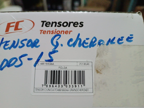 Tensor Correa Única Jeep Grand Cherokee Año 2010-2015