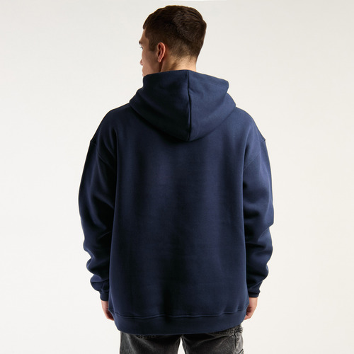 Buzo Hombre Kevingston Wind Canguro Azul