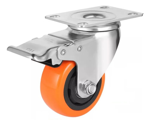 Rueda Para Carros Muebles Frenos 3 Pulgadas (100 Kg)