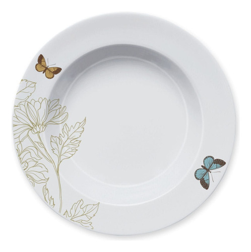 1 Peça Prato Fundo 24cm Milão Germer Porcelanas