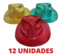 Comprar 12 Sombreros Plásticos Modelos Surtidos Hora Loca