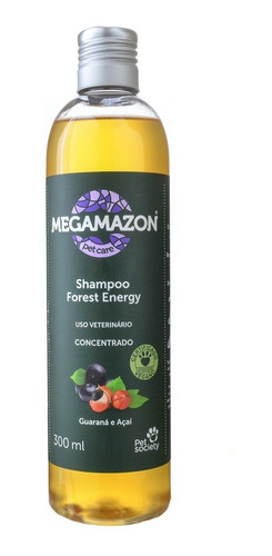 Megamazon Shampoo Para Pets Forest Guaraná E Açaí 300ml