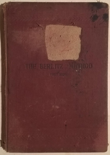 The Berlitz Method First Book - Inglés - Año 1923