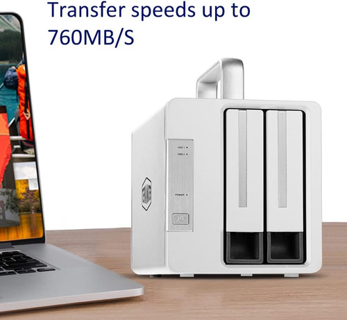 Terramaster Td2 Thunderbolt 3 Caja De Disco Duro Externo