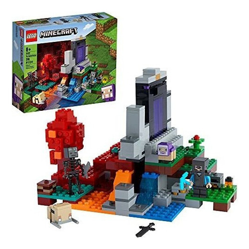 Lego Minecraft The Ruined Kit De Construccion Portal 21172