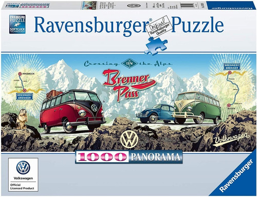 Rompecabezas Puzzle 1000 Camper Volswagen Ravensburger    