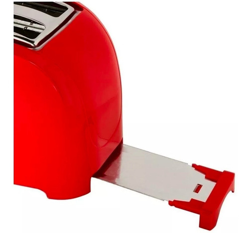 Imagen 3 de 10 de Tostadora Electrica Ultracomb Roja 2 Panes 750w 7 Niveles