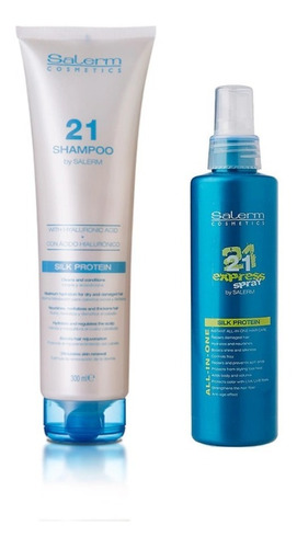 Shampoo Salerm 21 Proteína De Seda 300ml + Salerm 21 Express