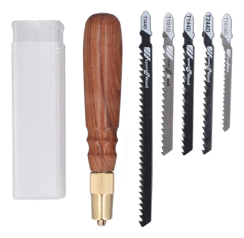 Kit De Sierra De Mano Model Craft Mini Desmontable Y 5 Cuchi