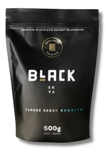 Erva Mate Para Tereré - Black Erva Sabor Burrito 500g 
