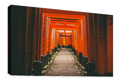 Cuadro Decorativo Canvas Moderno Arcos Torii 2 Kyoto Japón