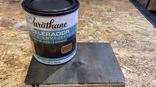 Imagen 7 de 8 de Varathane Tinte Acelerador De Madera Efecto Quemado