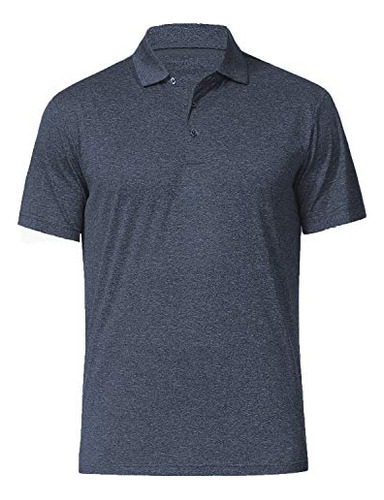 Polo De Golf Cossniss Dry Fit Para Hombre (xxl, Negro Jaspea