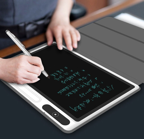 Tableta Escritura Lcd-tablero De Dibujo 9 Pulgadas Para Niño Color Negro