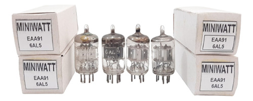 04 Valvulas Miniwatt Radio Valvulado Eaa91 6al5 Eb91 (Usado)