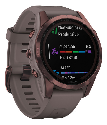 Smartwatch Garmin Fenix 7s Solar Bronce Oscuro