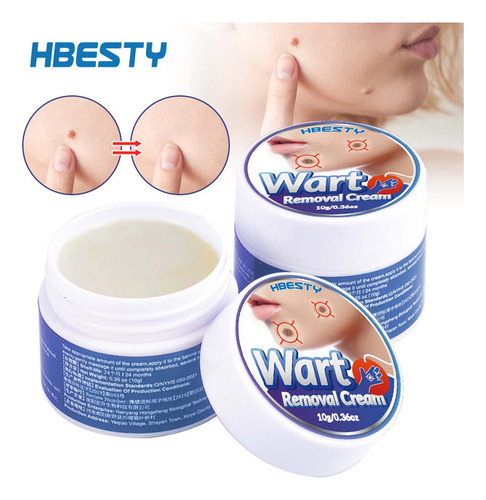 Crema Removedora De Verrugas F Skin E Iq7f Para Eliminar El